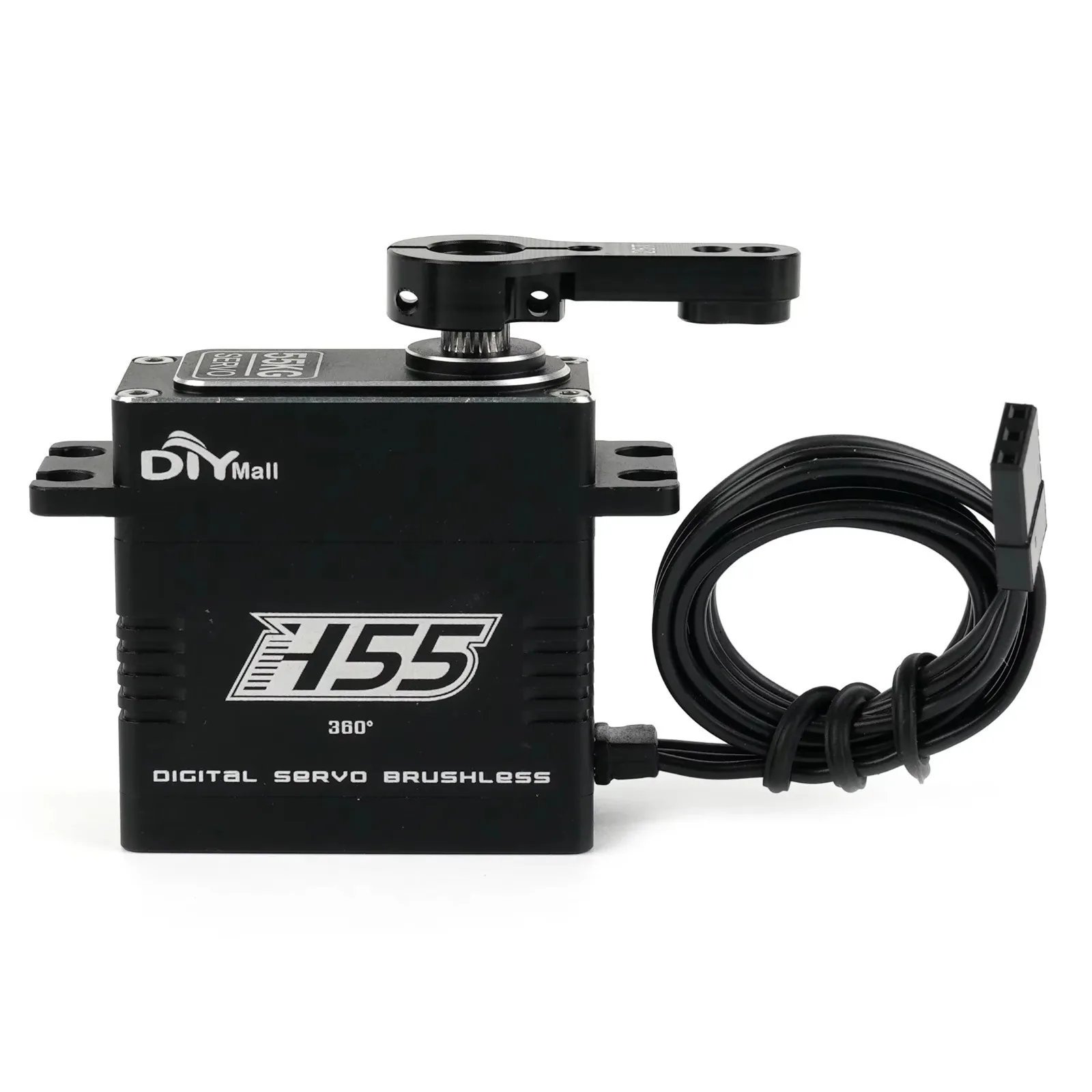 Full Metal Digital Servo 55KG Brushless Waterproof Motor 180/270/360° High Torque for RC Car Boat Robot
