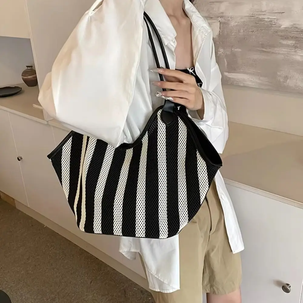 

Tote Bag Large Capacity Storage Shopping Bag Casual Oversize Straw Beach Bag Portable Fashion Basket Shopper Bag Women