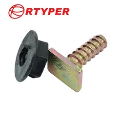 Front Wheel Arch Trim Clips Plastic Metal Screw Nut Set For Vauxhall Corsa C Buick/Sail