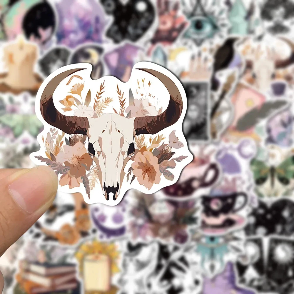 10/30/50/100 قطعة الكرتون الساحرة ماجيك القوطي ملصق الجمالية الديكور الشارات كول مقاوم للماء الكتابة على الجدران محمول الأمتعة سكيت