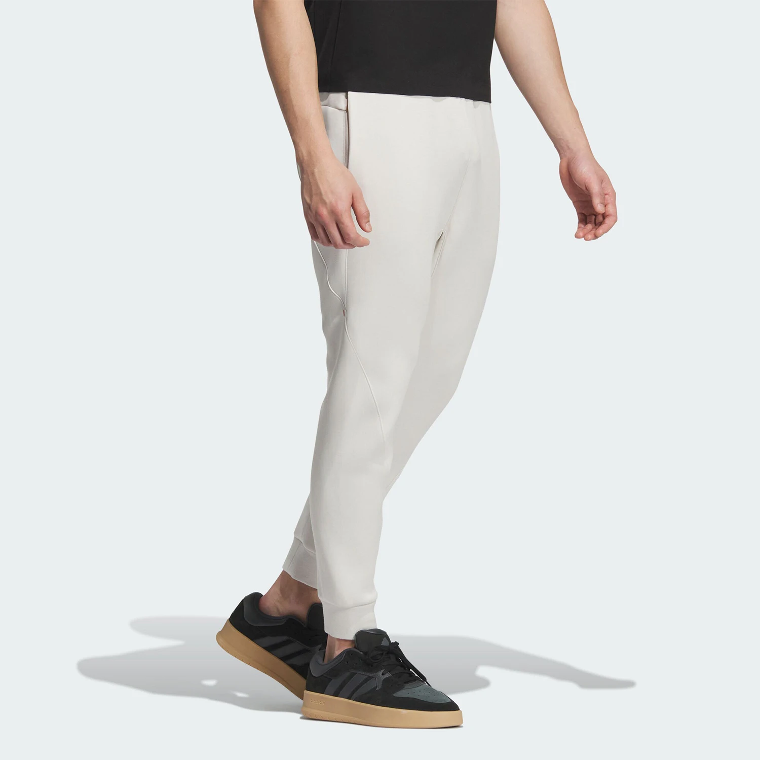 Adidas genuine Wuji series men's simple knitted breathable cropped pants JI8715