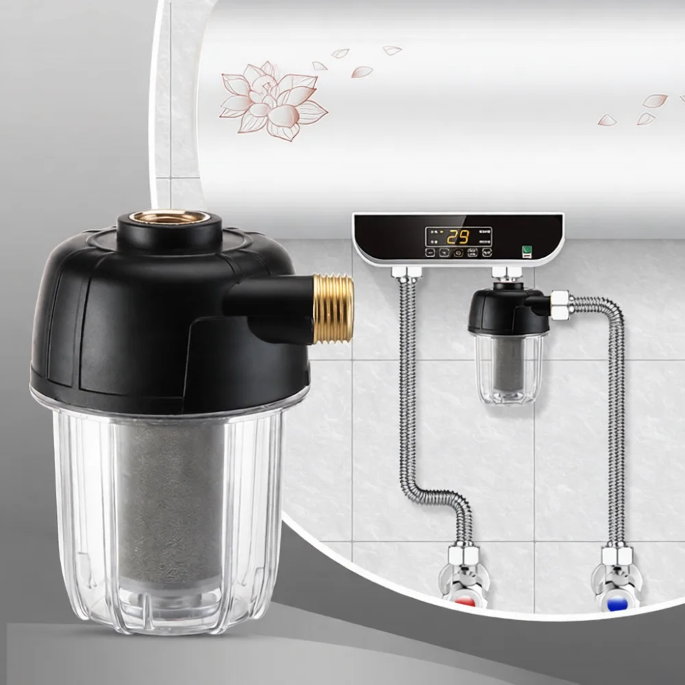 Universal Sediment Removal Filter For Home Water Heater Pretreatment Filtration System Scale Inhibitor Pipe Accessory