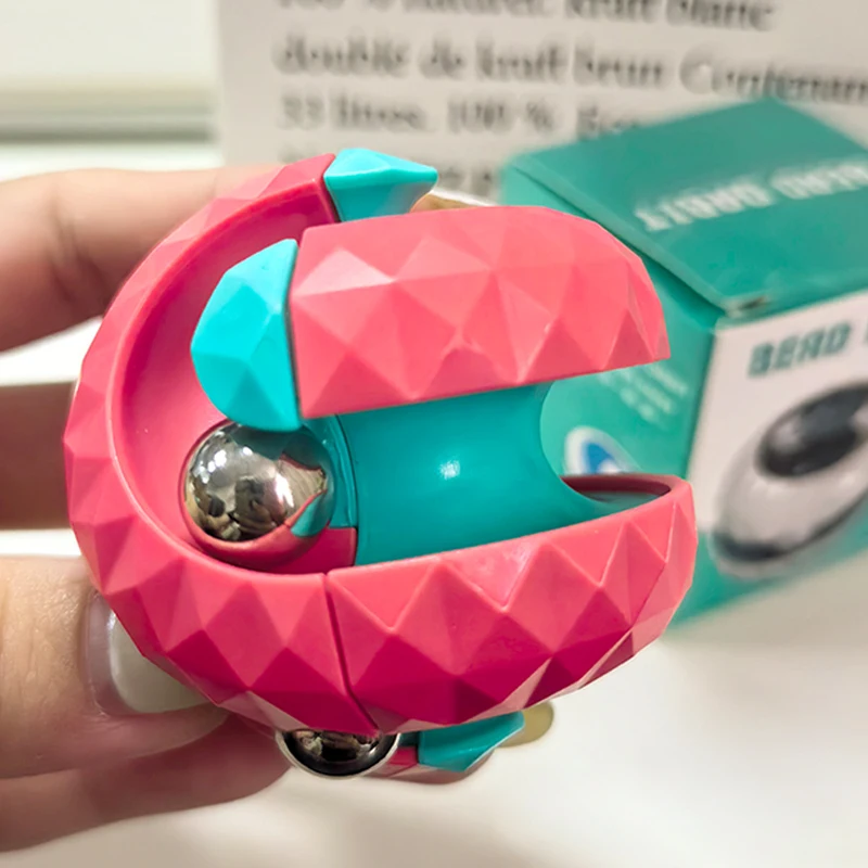 Giocattolo di decompressione per bambini Orbit Ball Cube Giocattoli sensoriali antistress Giocattoli agitati per bambini Spinner Regali per bambini Allenamento di messa a fuoco