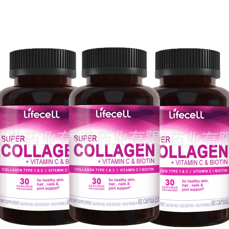 Sculpting Antioxidant, Super Collagen + Vitamin C & Biotin, 60 softgels