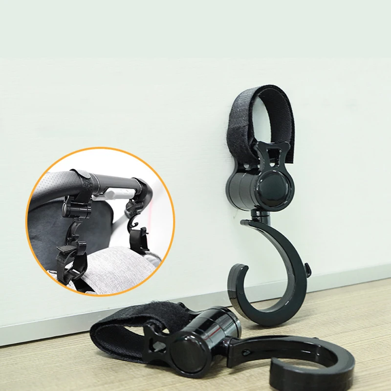 

Cartoon Stroller Accessories Degree Large Hook Umbrella Car Hook and Loop Stroller Hook