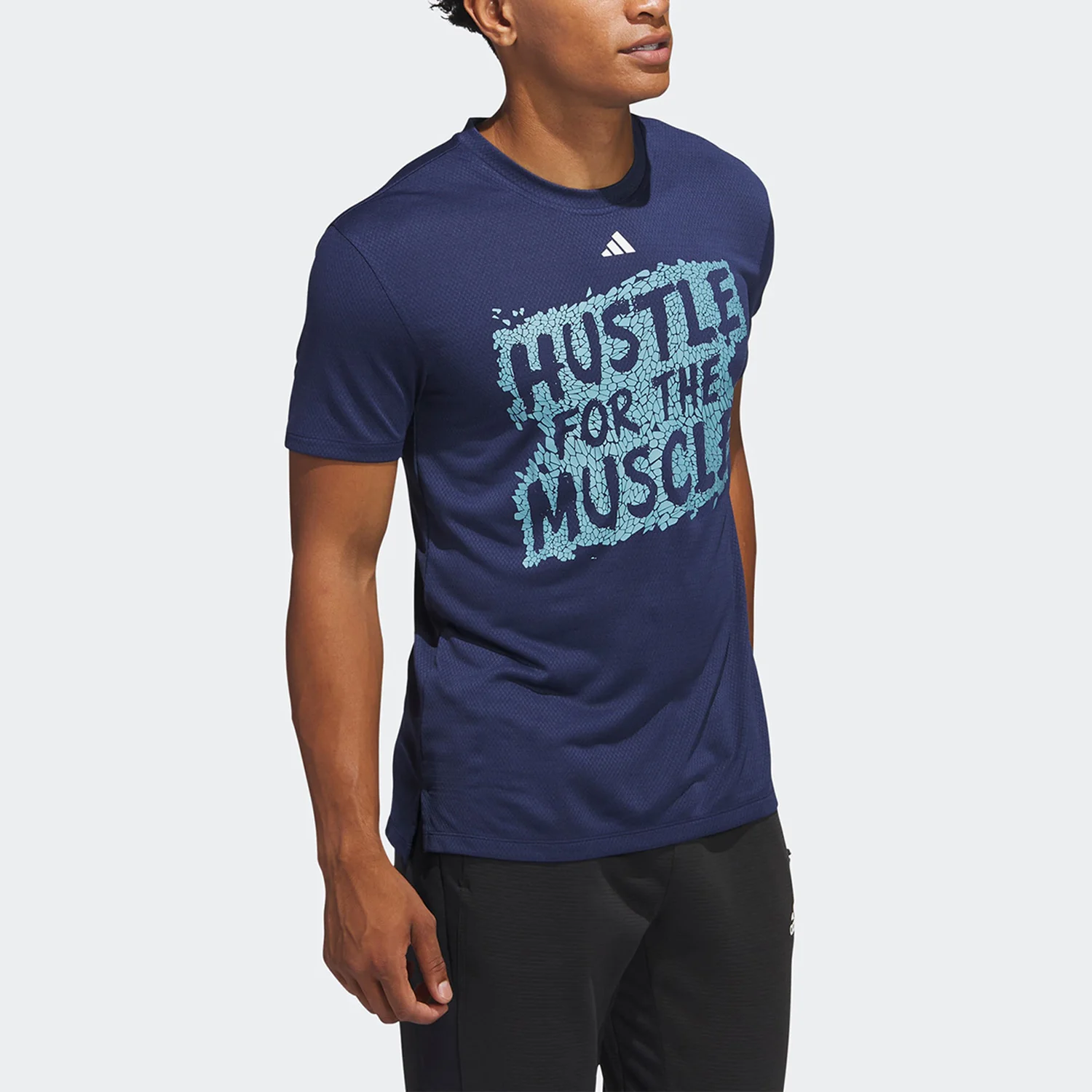 أديداس الرسمية أصيلة M HFTM G T للرجال تنفس اللياقة البدنية قصيرة الأكمام H44746 #2