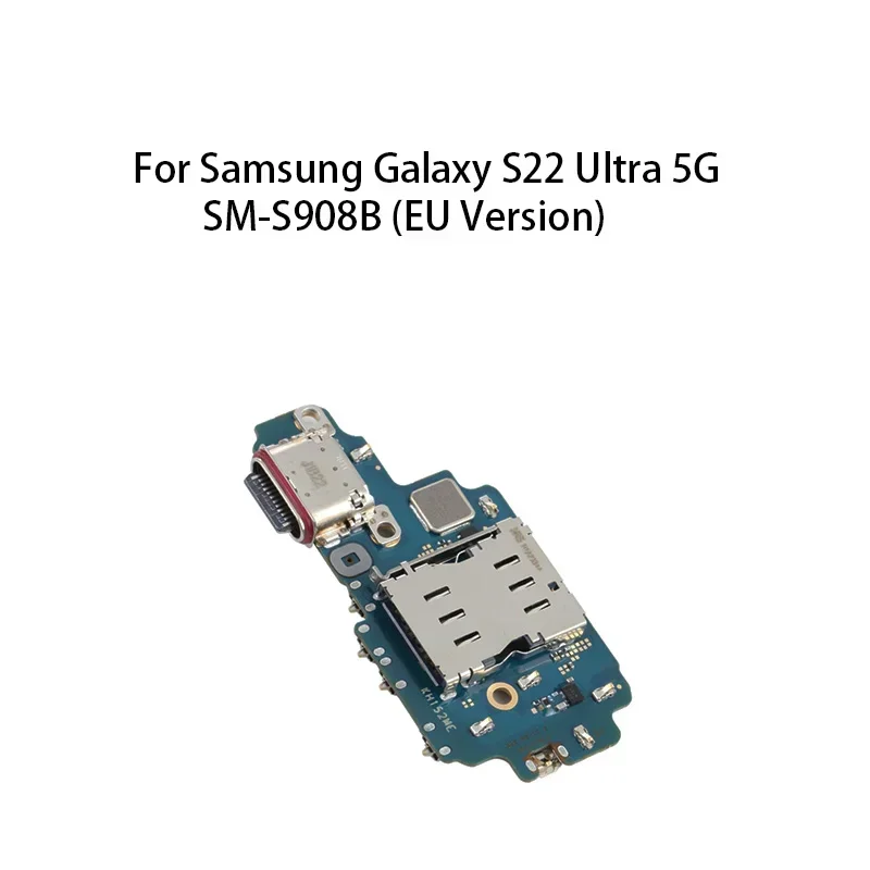 Gefenis Org Charging Flex For Samsung Galaxy S22 Ultra 5G SM-S908B USB Charge Port Jack Dock Connector Charging Board Flex Cable
