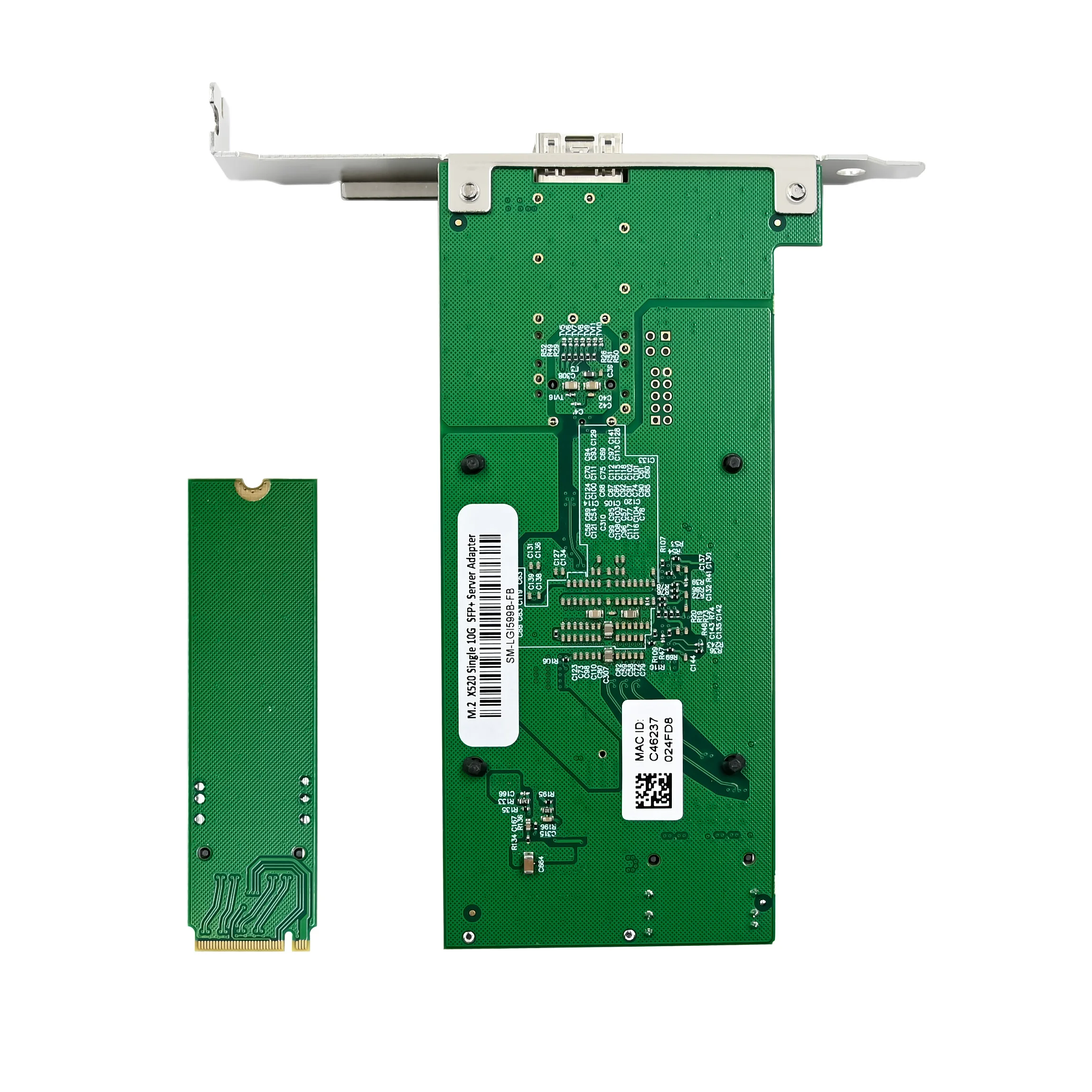 SUNWEIT ST7331  M.2 M KEY Intel X520 10GbE SFP+ Industrial NIC