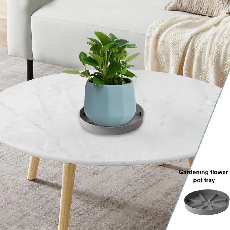 Plant Saucer Drip Trays Breathable PP Plant Tray Draining Design Plant Saucers & Container Accessories For Indoors Outdoors