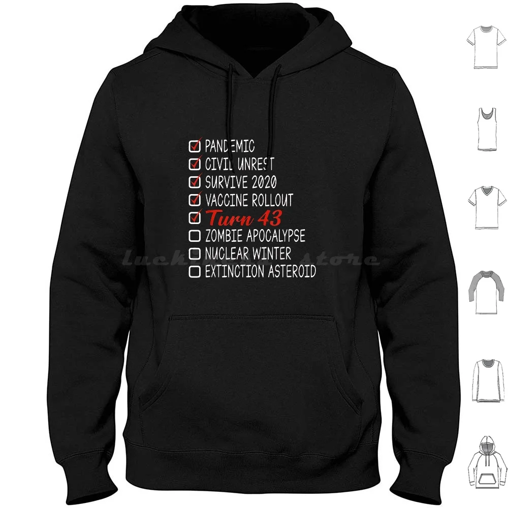 Funny 43rd Birthday Gift 43 Years Old 1978 Made In 1978 T-Shirt Hoodie Cotton Long Sleeve 43rd Birthday 43 Years Old
