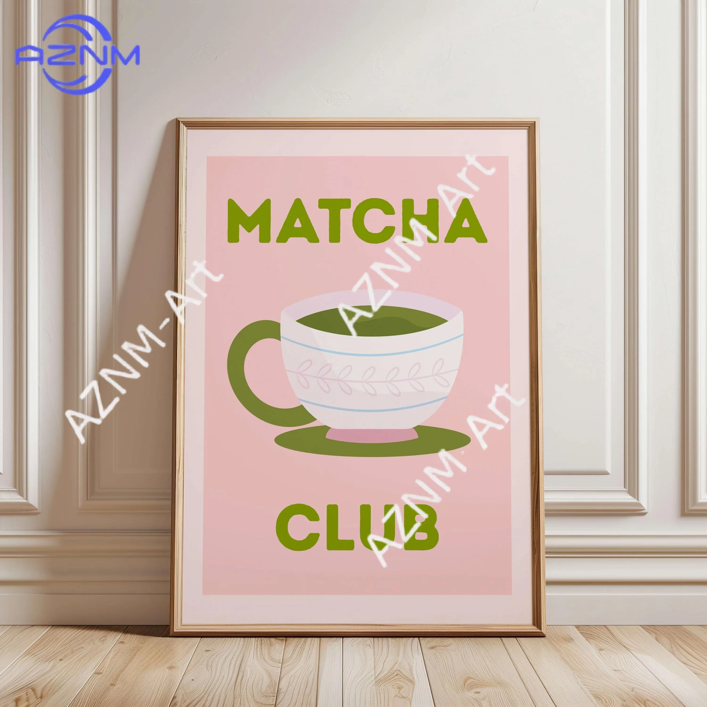 „But First Cafecito“-Zitat-Leinwanddruck, minimalistisches Matcha Club Spanisches Wandkunst-Poster für modernes Wohnzimmer, Café, Heimdekoration