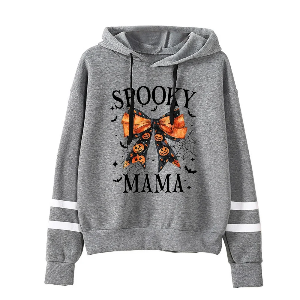 

Spooky Mama Sweatshirt Halloween Spooky Season Top Retro Halloween Hoodie Gothic Mama Clothes Kawaii L