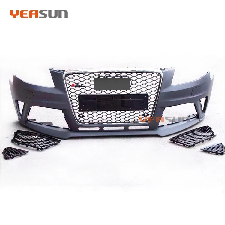 For A4 B8 RS4 body kit S4 front bumper assy 2008 2010 2012