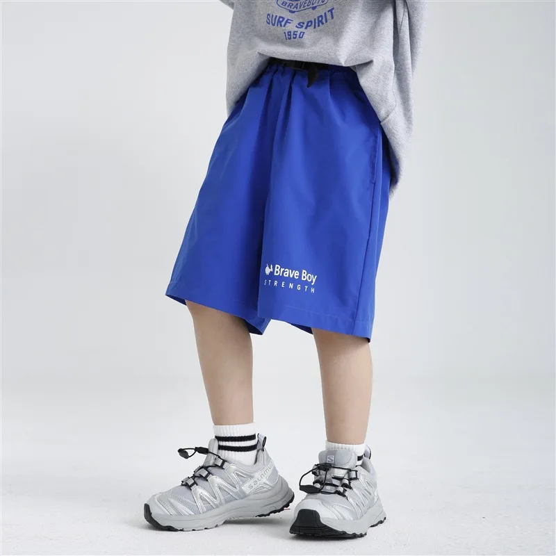 

Boys' Quick-drying Summer Casual Five-point Pants Korean Style Children's Shorts for 110-160cm Boys Sports Short Pants