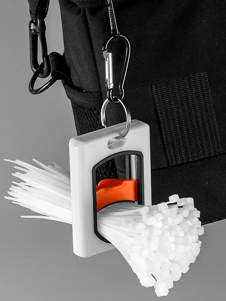 

Square Cable Tie Holder Glow In The Dark Plastic Cable Organizer Holder Wire Tie Tightener for Multi-Purpose Indoor Outdoor Use