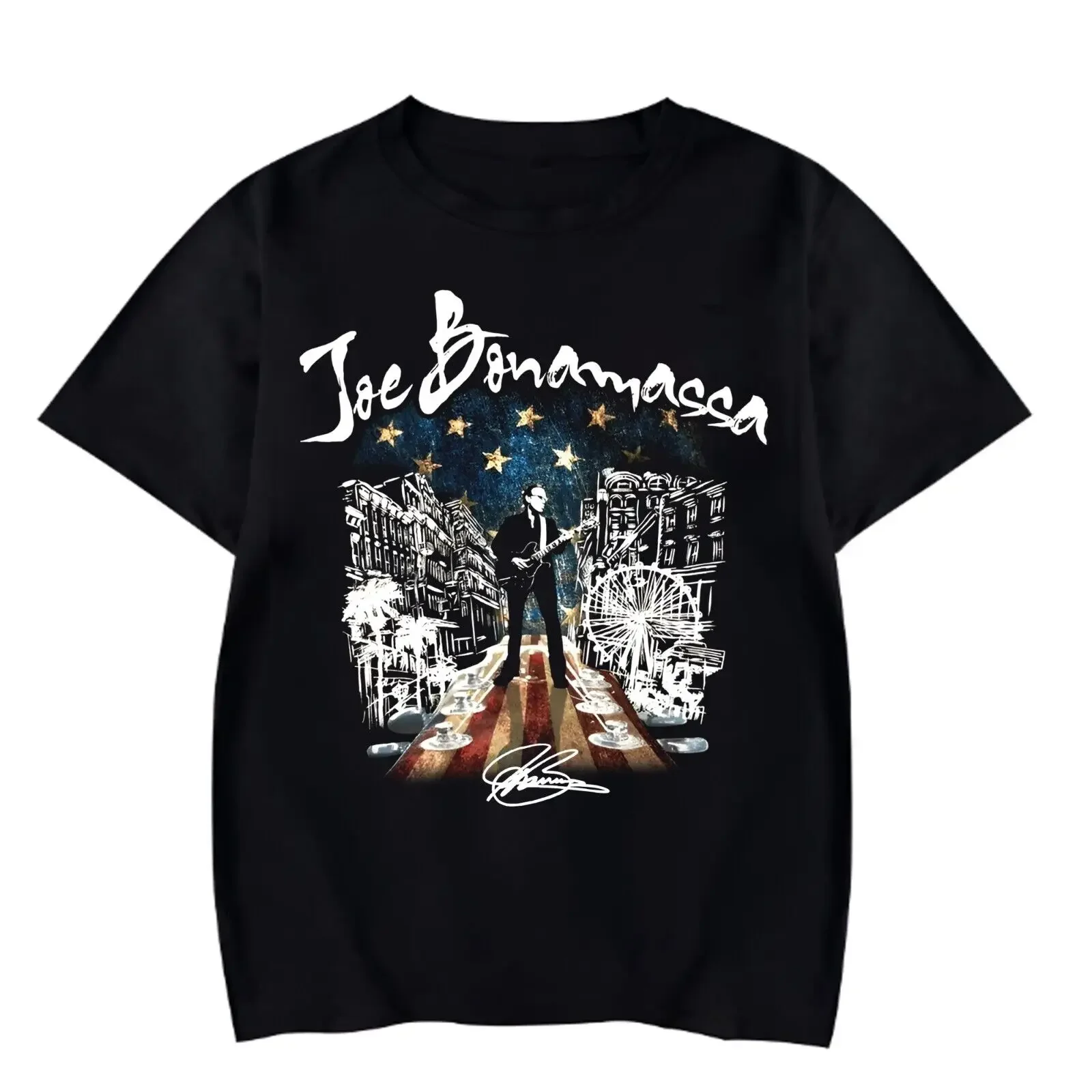 

New Popular Joe Bonamassa Shirt Hot Black All Size T-Shirt P770 long or short sleeves