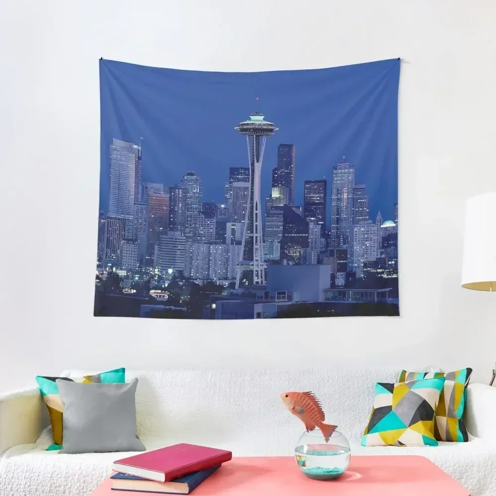 Seattle Washington Tapestry Wall Decor Carpet Wall Tapestry