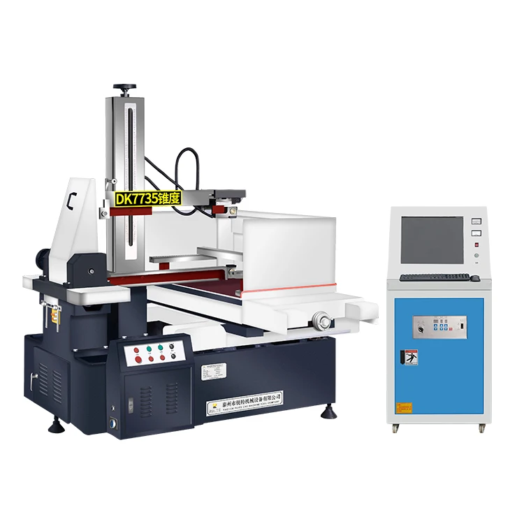 DK7735 Fast Speed High Precision Wire Cut Wire EDM Machine With Edm Wire Cut Machine Automatic