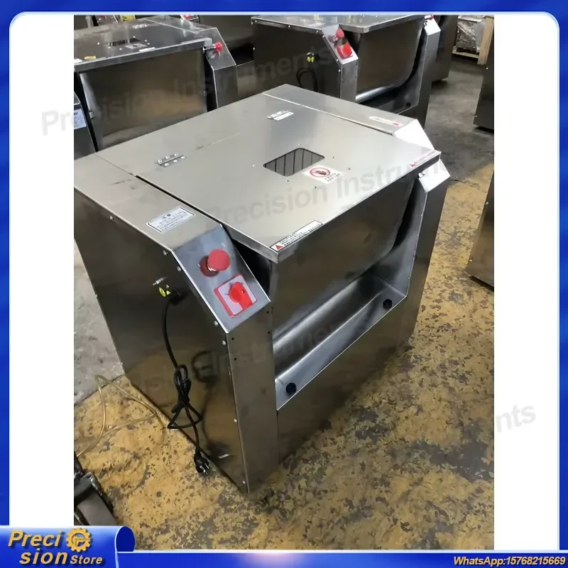 For Horizontal Flour Mixer 50KG Dough Mixer Deluxe 50L Commercial Stand Mixer with Perspective Window Kitchen Appliance Food
