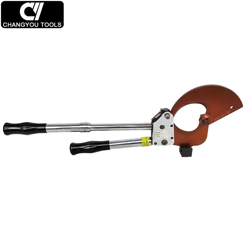 J50 Manual Ratchet Cutting Tool Cable Cutter for ACSR Cable and Steel Strand for Construction