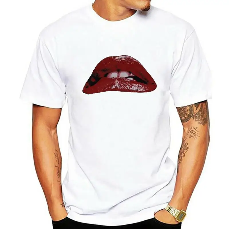 Rocky Horror Picture Show Mens T-Shirt - Iconic Lips Logo Movie Image  Cool Casual pride t shirt men Unisex New Fashion