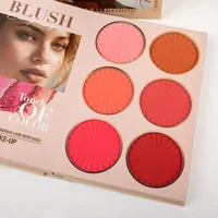 Palette de livres de beauté multicouches de 67 couleurs, un livre de maquillage qui combine des fards à paupières, du fard à joues, du contour et du surligneur, couleurs riches 6