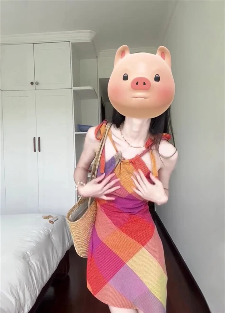 فساتين نسائية فستان كاواي شتوي من الصوف برقبة واقفة على الوجهين بأزرار على شكل حرف a منقوشة للأعمال Preppy أنيق رسمي مثير #5