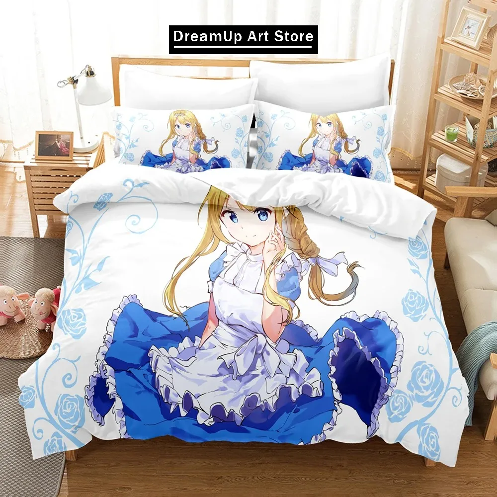 3D Print Anime Sword Art Online Alice Bedding Sets Duvet Cover Sets With Pillowcase Twin Full Queen King Bedclothes Bed Linen