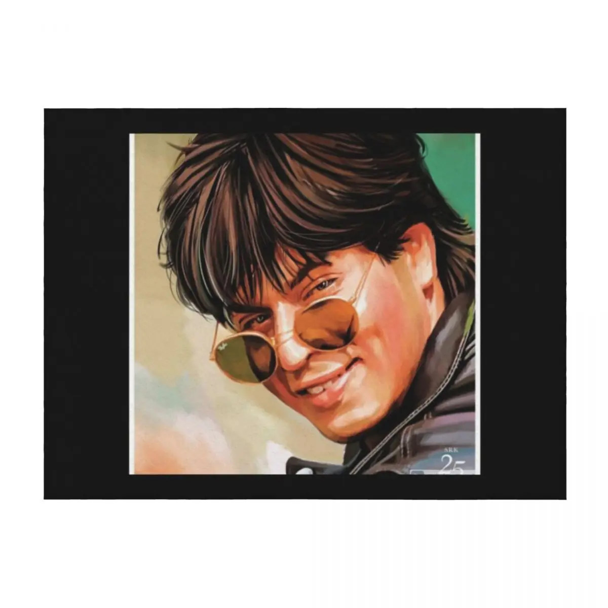 

shah rukh khan painting Throw Blanket Hairy manga Tourist Baby Blankets