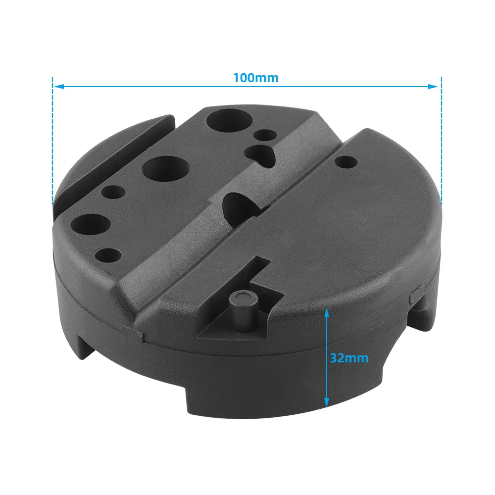 High Polymer Gunsmithing Round Bench Block Fit M1911 Pistol Repair Support Base Tactical CQB Airsoft Gun Maintenance Mod Upgrade view 6