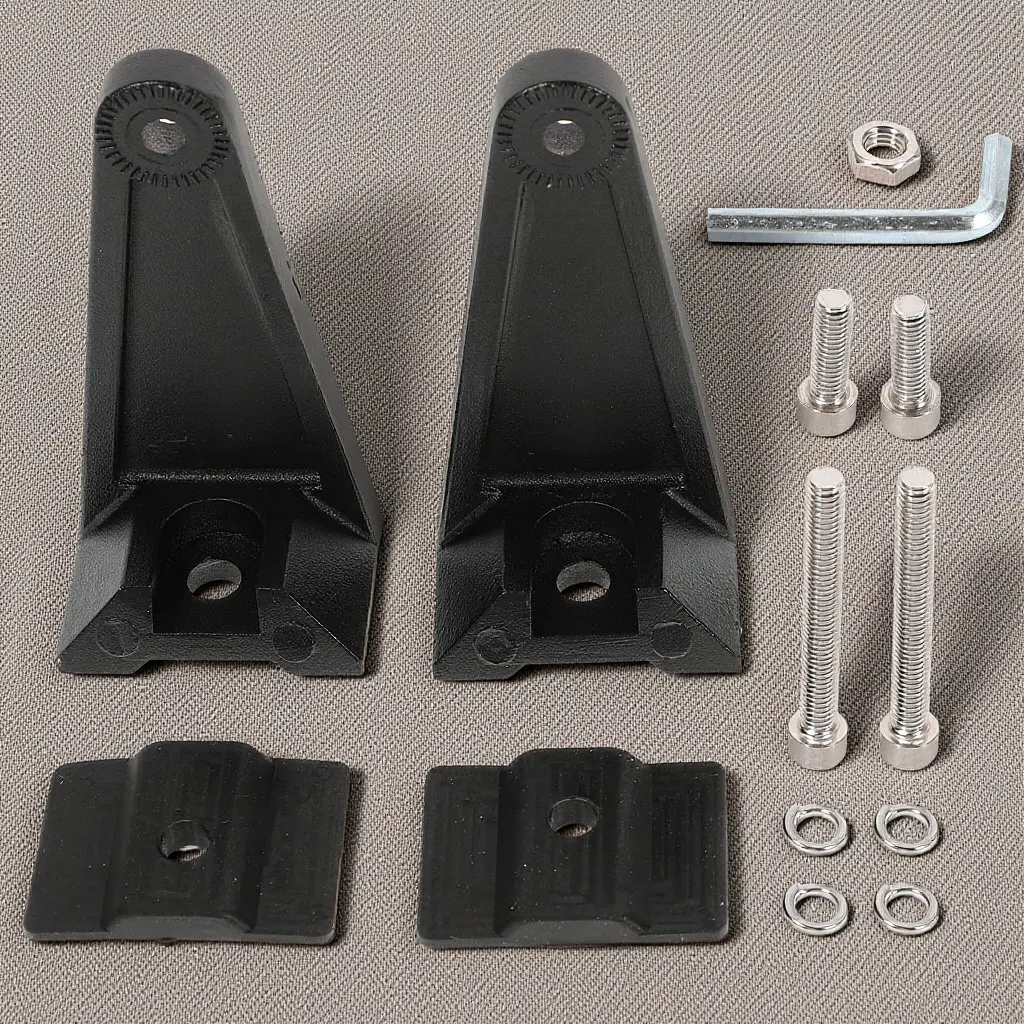 

LED Light Bar Bracket Set Universal Side Mount for Straight Curved Bars Raise Height Improve Airflow Dual Installation
