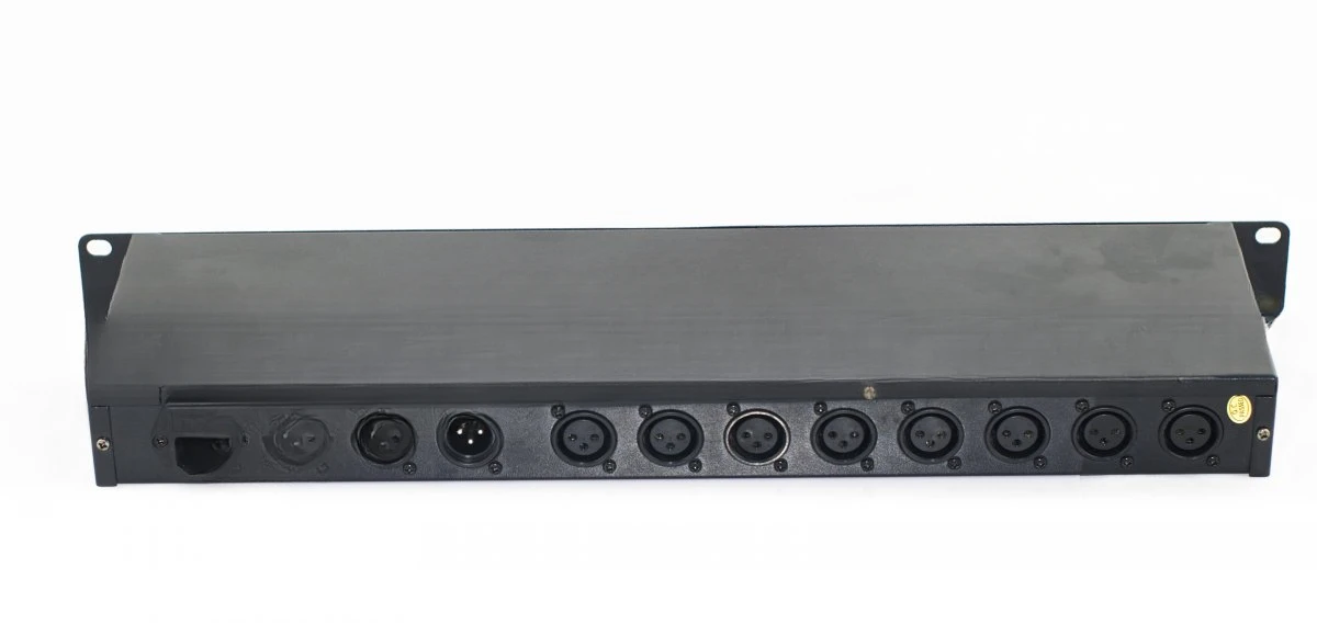 8-Way stage light DMX512 signal amplifier 19 inches