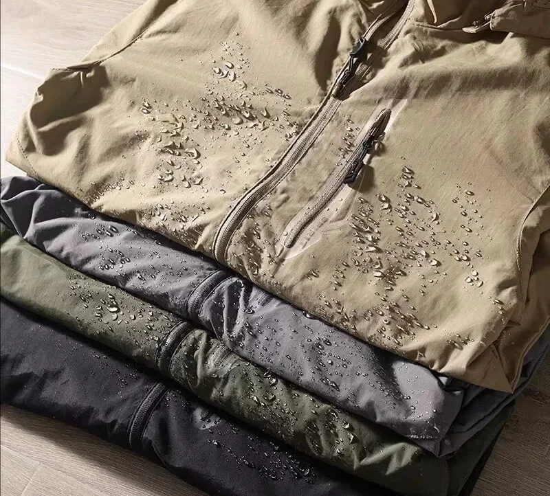 

Autumn New Style Clothing Outerwear Coat Professional Grade Outdoor Men's Casual Hooded Jacket Waterproof Windproof