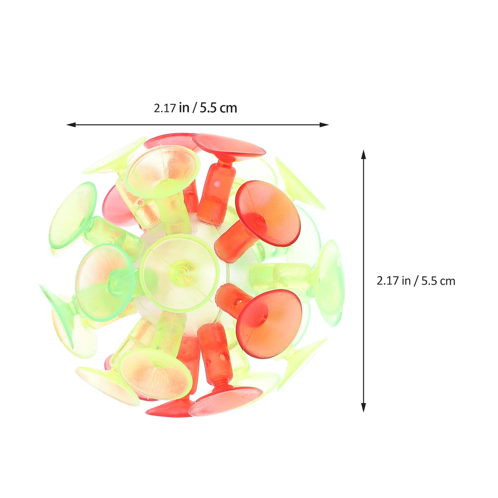 7 szt. Piłki z przyssawką dla dzieci Sucker kolorowy kubek z PVC kreatywna zabawka zabawa odbijająca