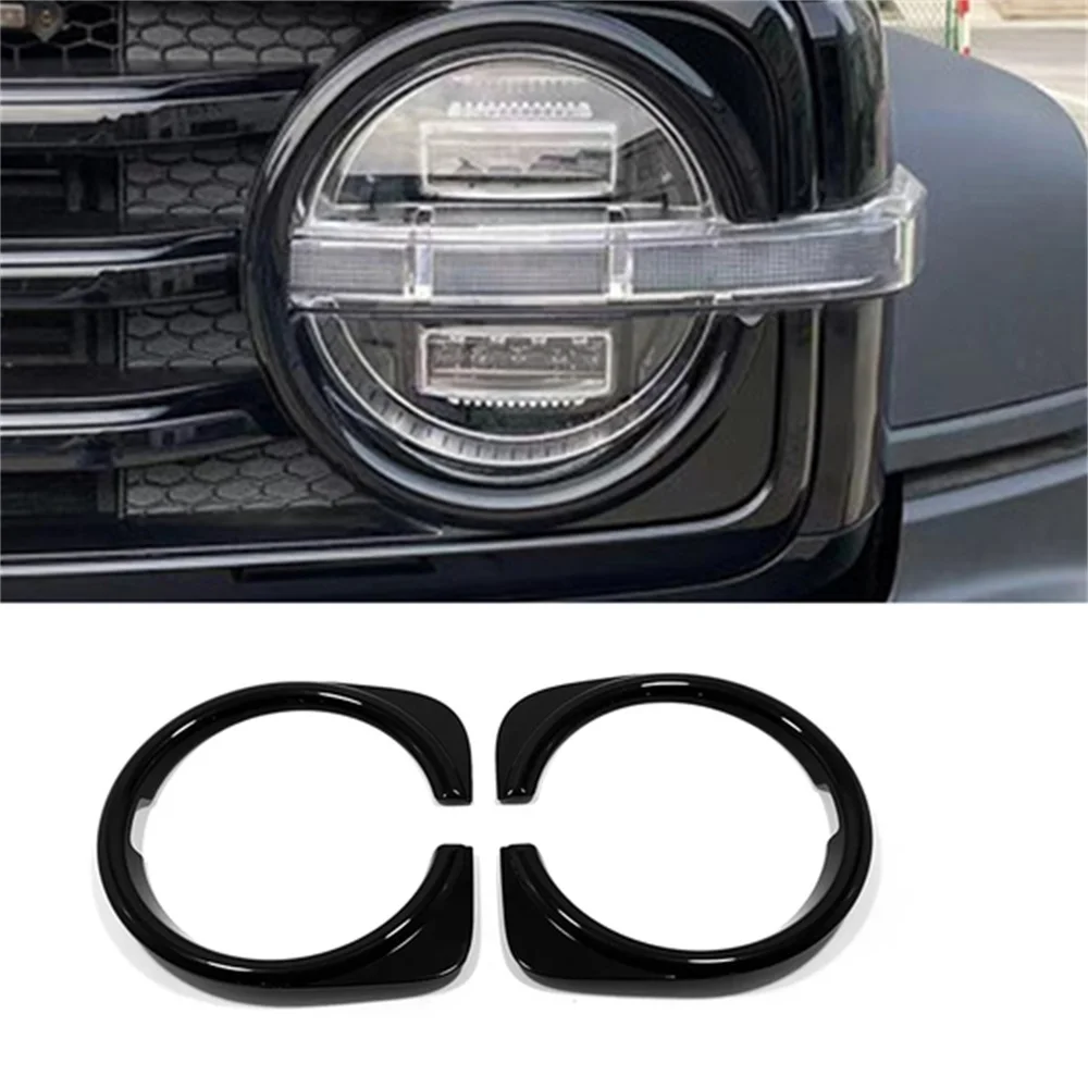 

Для Great Wall GWM Tank 300 2023 2022 2021 Автомобильная передняя противотуманная лампа отделка защита ABS Хромированная 3D наклейка 2 шт. автомобильные детали