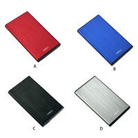 Aluminum Enclosure USB 3 0 to SATA 2 5   Hard Disk Case 6Gbps HDD SSD Storage External Disk Box for Tablet Laptop Desktop