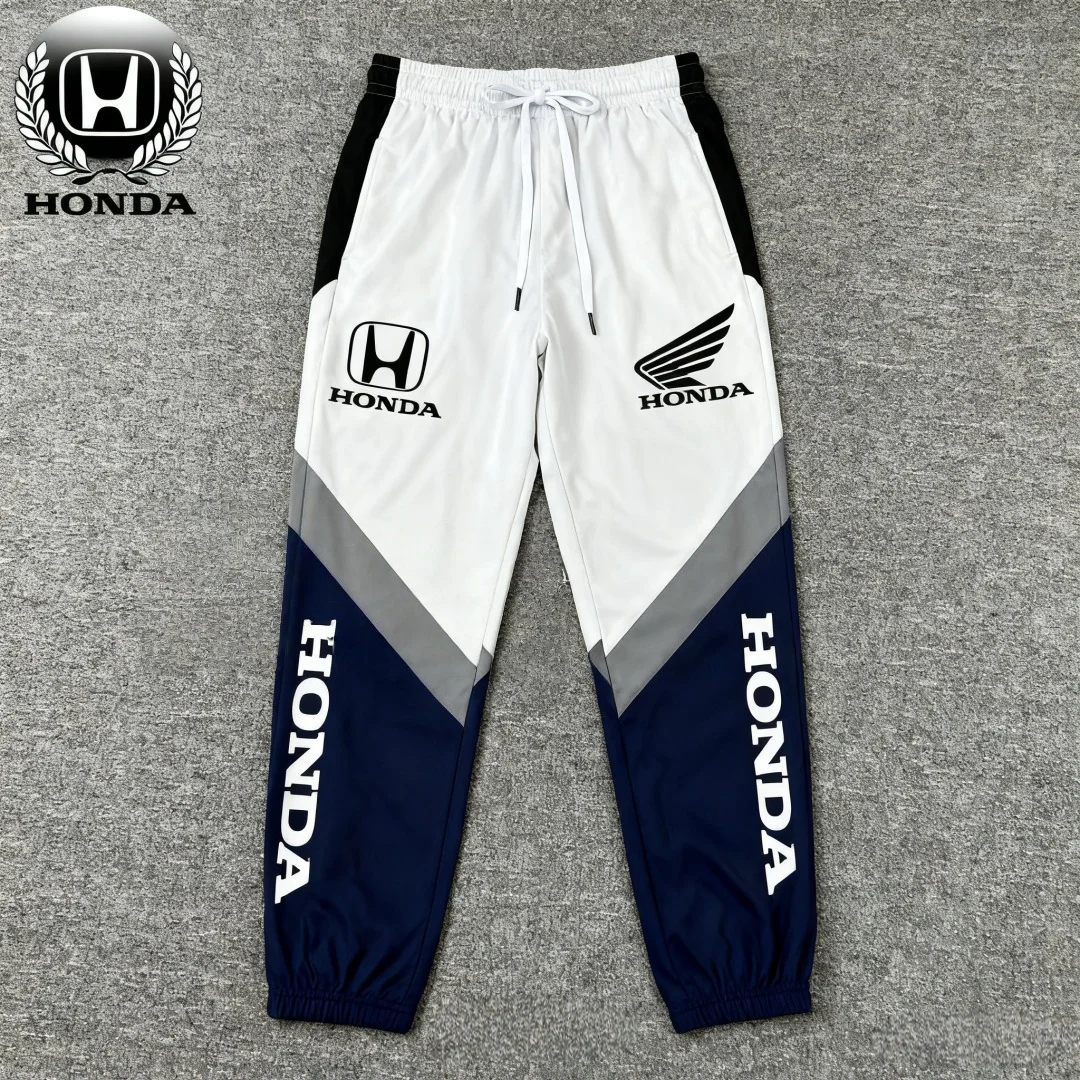 

2025 New Honda Racing Team Fashion High Street Casual Pants Men's Motorcycle Racing Cycling Speed Drying Motorcycle Pants