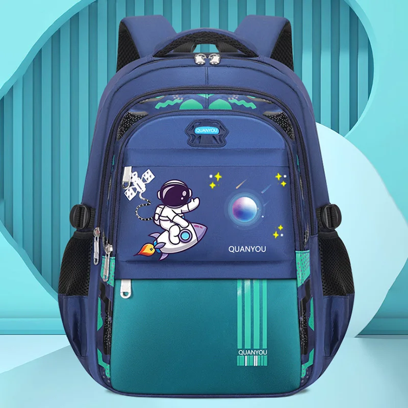 New Children Backpack Space Astronaut Schoolbag Junior High Boy School Backpacks Trendy Exquisite Student Bagpack Travel Bag