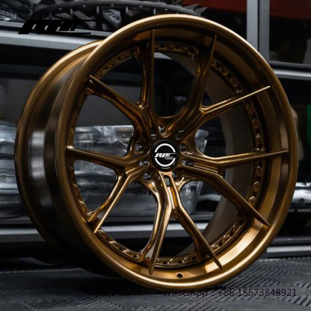 

Custom Bronze 5 Spoke Alloy Wheels 5X114.3 5X120 Passenger Car Wheels Forged Wheels for F30 G20 F10 G30 F32 G22 M3 M4