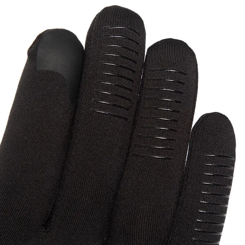 Guantes Térmicos de invierno para hombre y mujer, manoplas térmicas forradas de vellón, impermeables, resistentes al viento, para deportes, pantalla