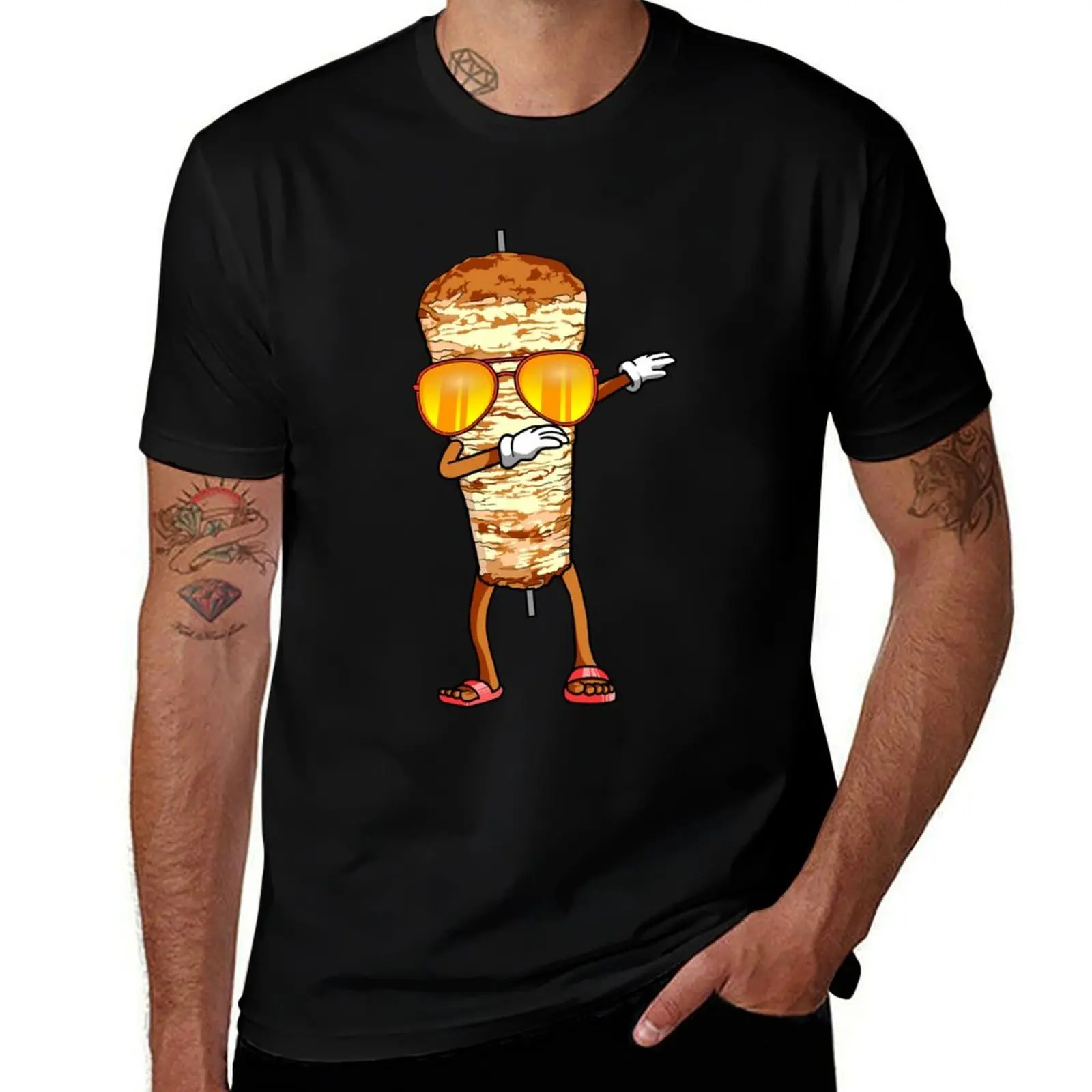 Kebab Kebab D?ner Dabbing - T-Shirt Casual Basic Street Style T-Shirt