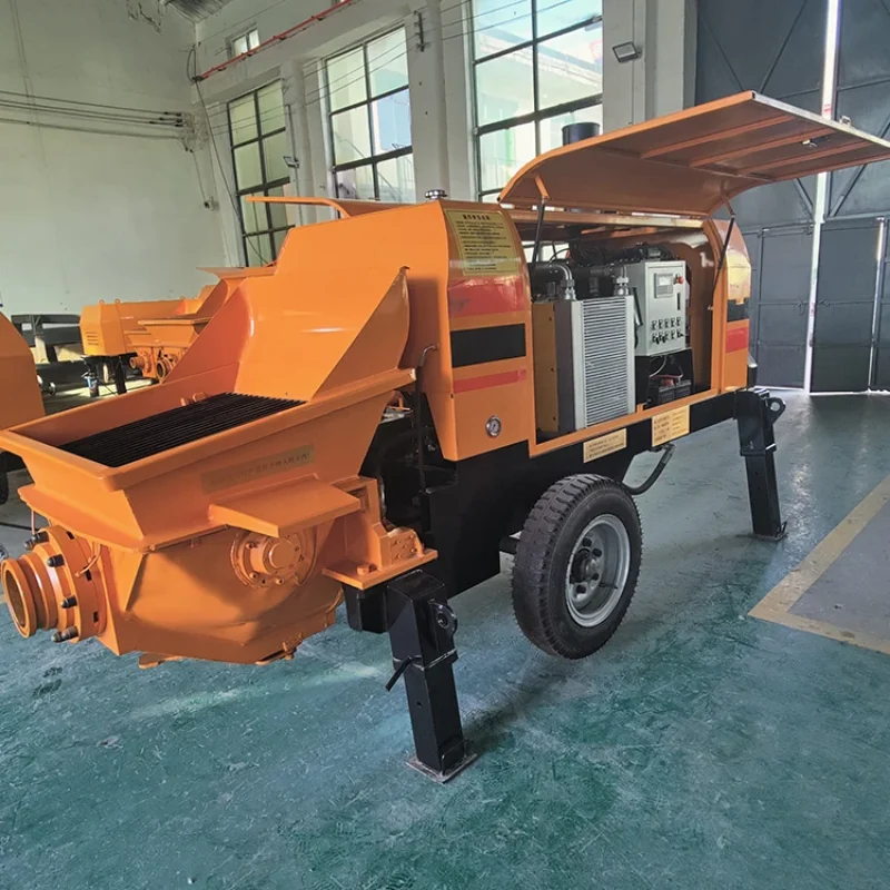 YG High Performance Diesel Concrete Pump Machine Construction Column Transport Pump Concrete Mixer Pump Machinery for Mexico