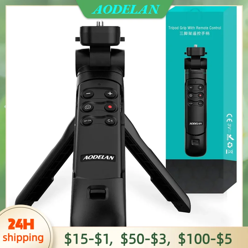 

Camera Wireless Remote Shooting Grip Tripod Replace GP-VPT2BT; Work for Sony ZV-1F ZV-1 ZV-E10 ZV-E1 A6700 A7IV A7C A7RIII A7RV
