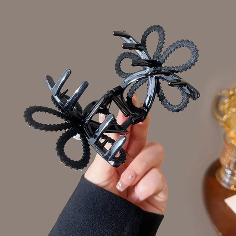 Exquisite Diamond Hollow Flower Hair Clip Gorgeous Hair Clamps Korean Fashion Hair Clip Hairpins Women Girls