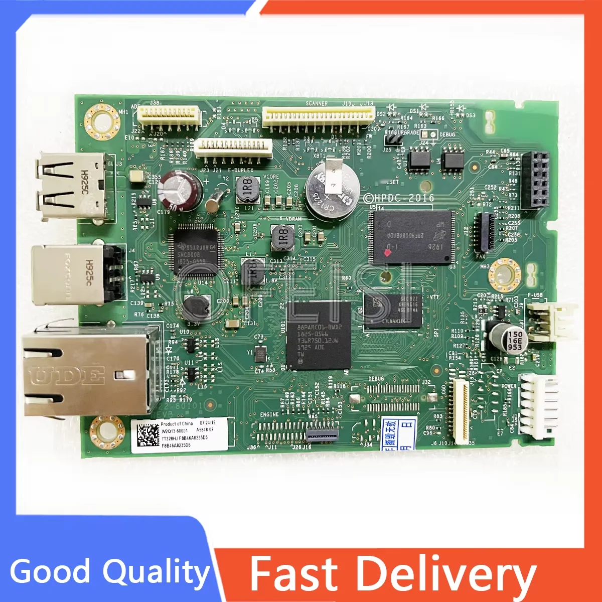1PC X formatowanie zarząd logika płyta główna płyta główna do HP M428 M428FDN M428FDW M428DW M328FDN M328FDW W2Q13-60001 część drukarki