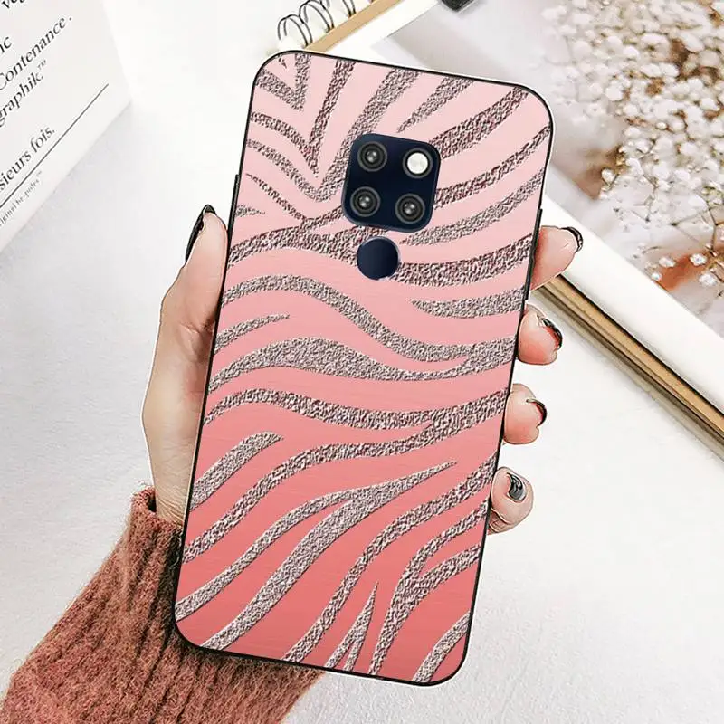 Zebra Print Phone Case for Huawei Mate 20 10 9 40 30 lite pro X Nova 2 3i 7se