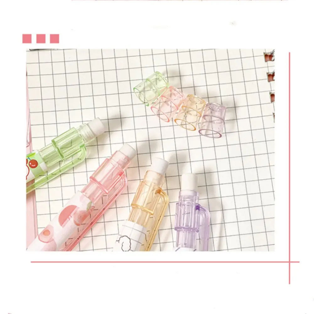 Creative Peach Propelling Pencil Cute Cut-Free Pressed Pen