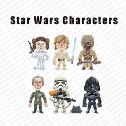 TV6104 Building Blocks Obi-Wan Kenobi Bricks Darth Maul Figure Galictic Marines Commander Bacara Figurines Kylo Ren Mini Kid Toy