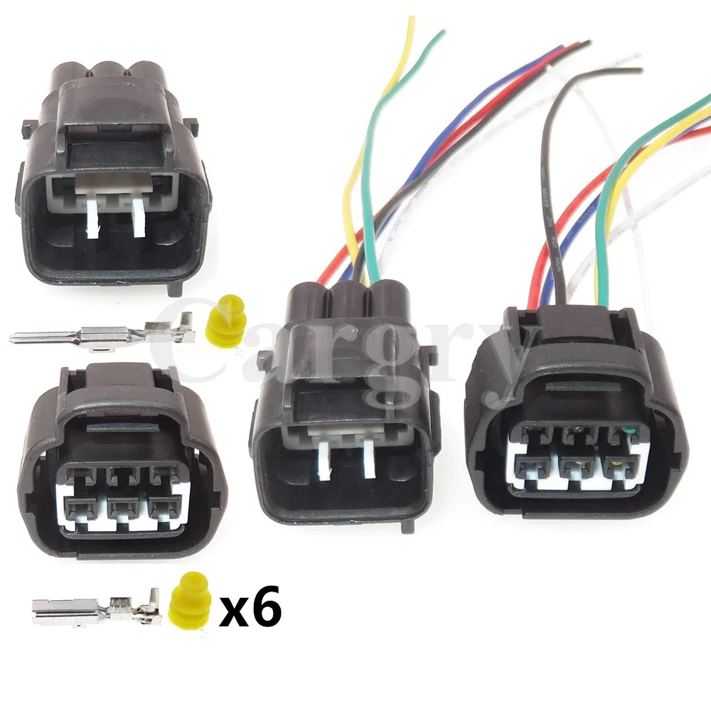 

1 комплект, 6P 641107-5 651104-5, автоматическая вилка MG641107-5 MG651104-5 в сборе переменного тока, автомобильная педаль акселератора, розетка для Toyota