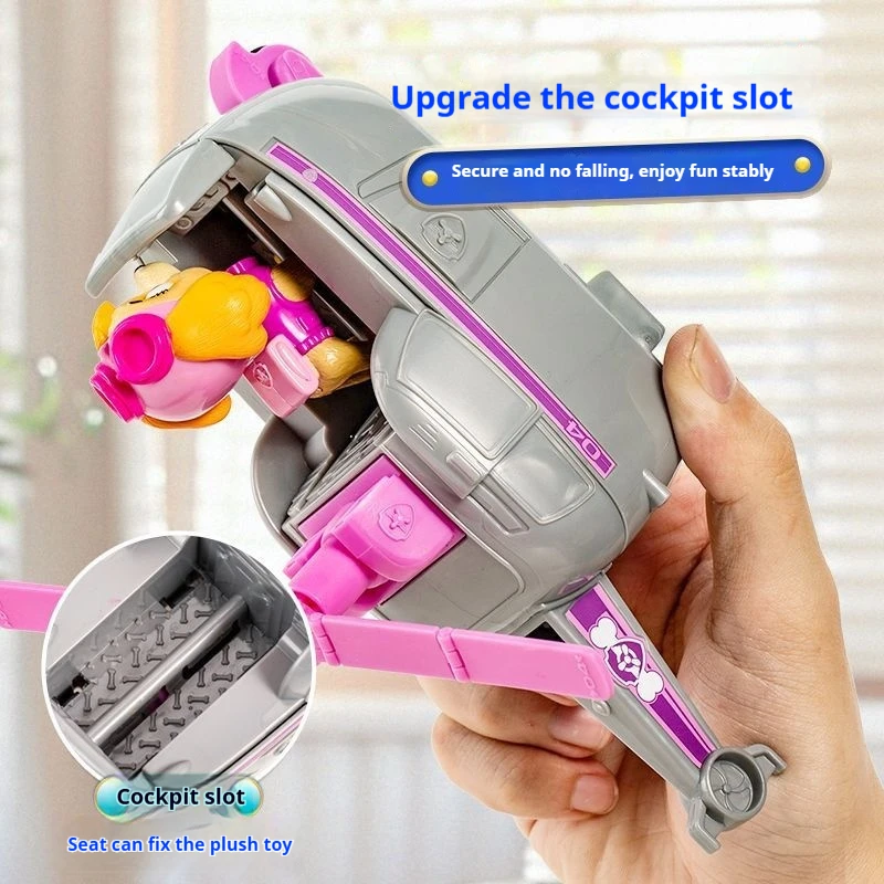 Original PAW PATROL Vehicle Car Ryder Tracker Everest Chase Rex Skye Rocky Marshall Zuma Action Figure Toy Kid Birthday Gift view 4